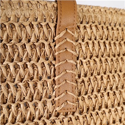 Сумка плетеная 40x33x27 / DW-13 /уп 50/коричневая