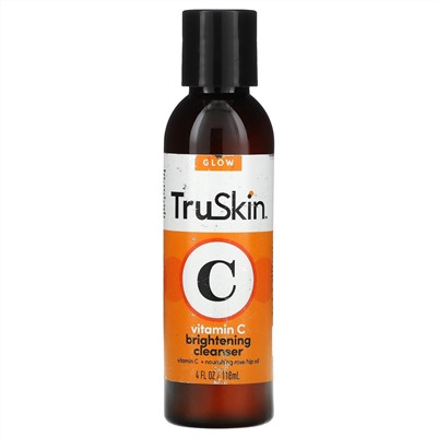TruSkin, Vitamin C Brightening Cleanser, 4 fl oz (118 ml)