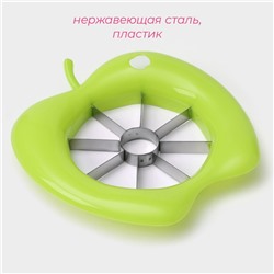 Нож для фруктовой нарезки Доляна «Яблочко», d=14 см, цвет МИКС