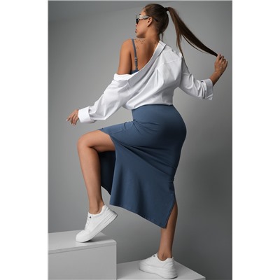 Женское платье-сарафан с разрезами Happyfox