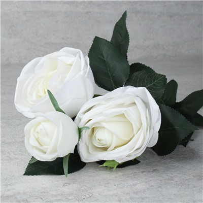 Цветок искусственный Пионовидная роза 73 см / GR-006 /уп 12/144/силикон