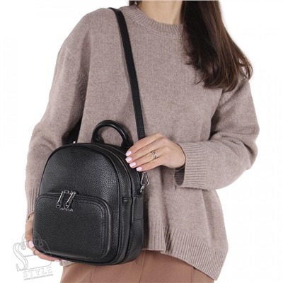 Рюкзак женский 670100 black Velina Fabbiano-Safenta/30