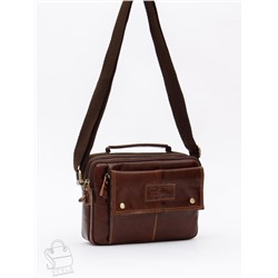 Сумка мужская кожаная 9129TR d.brown Tough Ruder