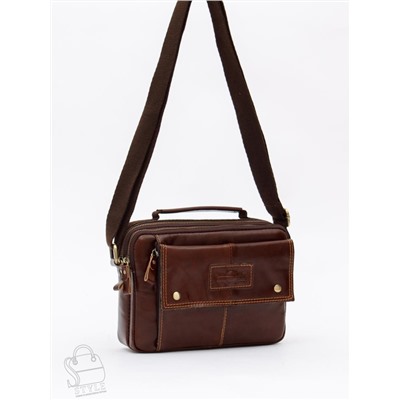 Сумка мужская кожаная 9129TR d.brown Tough Ruder