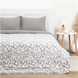 Покрывало евро LoveLife Leaflets, 200×230±5 см, жатка