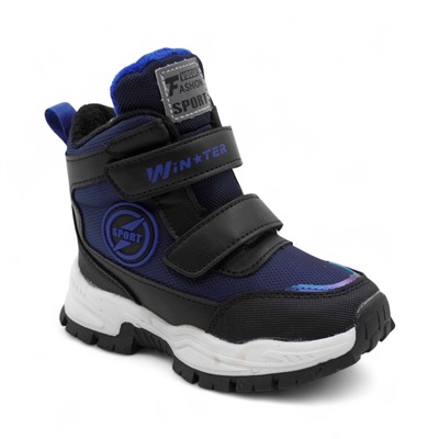 Ботинки мембранные на меху В7717-10 синие