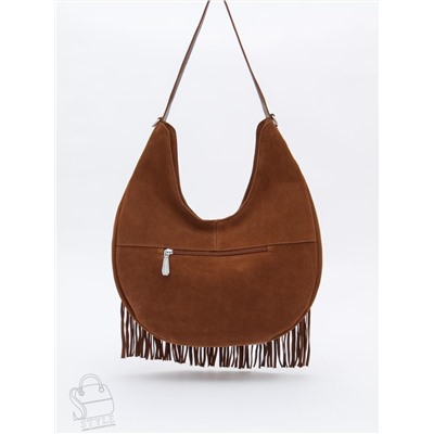 Сумка женская кожаная 5876P brown Polina&Eiterou