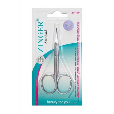 Zinger Ножницы маникюрные прямые / Standard B117 S, ручная заточка, 9,5 см KRISTALLER, 1127693