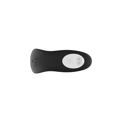 Черная анальная виброёлочка Anal Bead Vibrator с пультом ДУ
