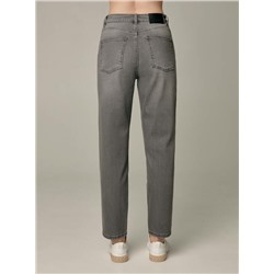 Mom Fit CONTE CON-599 Графитовые джинсы mom с высокой посадкой