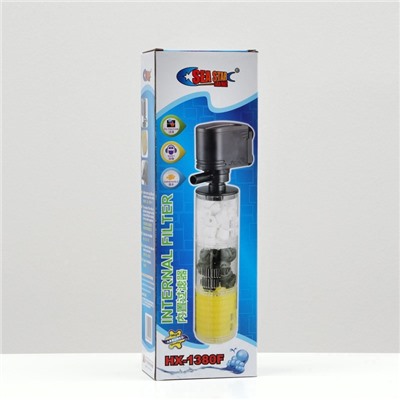 Фильтр внутренний Sea Star HX-1380F камерный, 1800 л/ч, 25 Вт, высота подъема воды 1.8 м