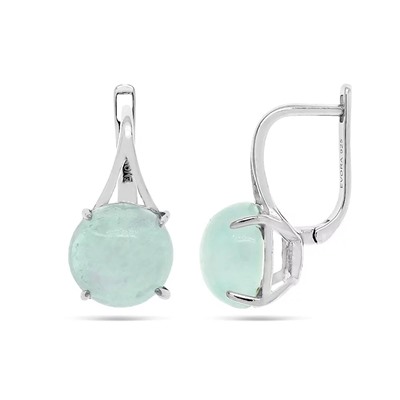 Серьги из серебра халцедон, МЦВ51