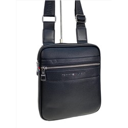 Сумка мужская из искусственной кожи, цвет черный