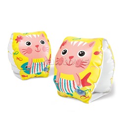 Нарукавники 20х15см "Котенок" 3-6 лет, 56665EU INTEX