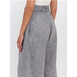 Брюки палаццо  TR033_GRMG/Серый меланж