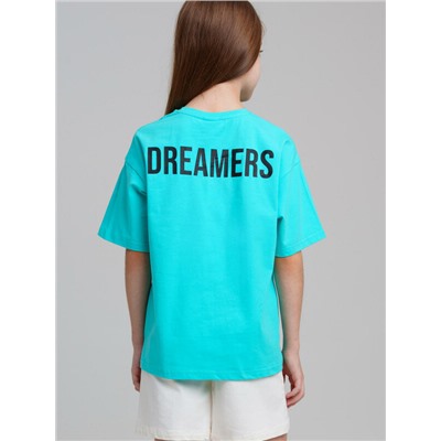 Фуфайка трикотажная для девочек (футболка)