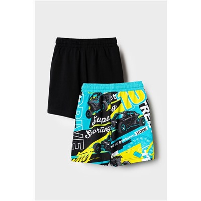 Шорты трикотажные для мальчиков, 2 шт в комплекте PLAYTODAY, 1239607