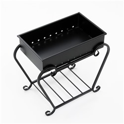 Мангал 500, 60×33×56 см, 8 кг, толщина металла 2.5 мм, низкая подставка