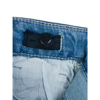 Брюки текстильные джинсовые для девочек