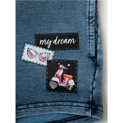 Шорты трикотажные для девочек