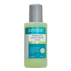 Zinger Жидкость для снятия лака с экстрактом ромашки, 125 мл 1226