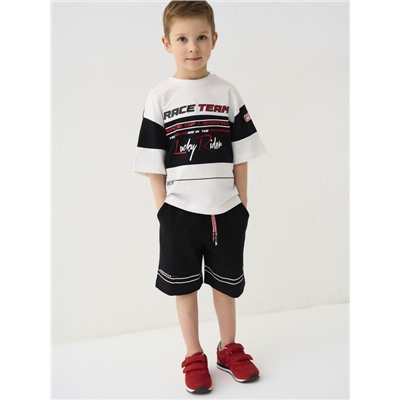 Комплект трикотажный для мальчиков: фуфайка (футболка), шорты