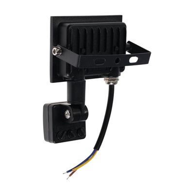 Прожектор светодиодный, 10 Вт, 900 Лм, 4000К, датчик движения, IP66