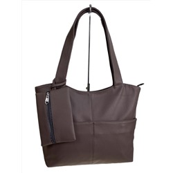 Женская сумка из искусственной кожи, цвет пудра