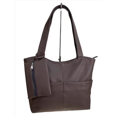 Женская сумка из искусственной кожи, цвет пудра