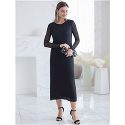 Платье из сетки с подкладкой