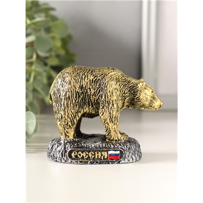 Фигурка «Медведь Россия», 7×8.5×4.5 см