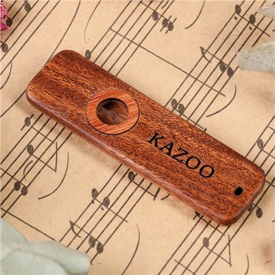 Казу Music Life, деревянный, 9.5×2.8 см