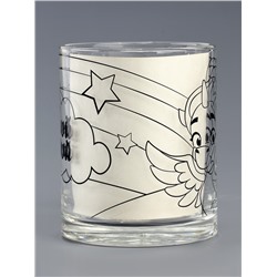 Роспись стеклянной кружки красками «Самой милой»