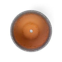 Горшок для цветов «Пряности», 1.6 л, d=15.5 см, h=12.5 см, керамический, с поддоном, серый