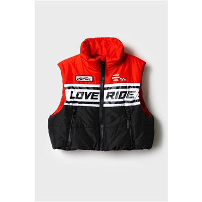 Жилет текстильный с полиуретановым покрытием для девочек PLAYTODAY, 1242631