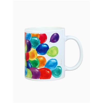 Кружка чайная керамическая «С Днём Рождения!», 320 мл