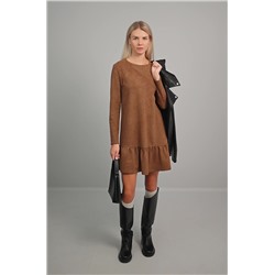 Женское платье трапеция из футера Happyfox