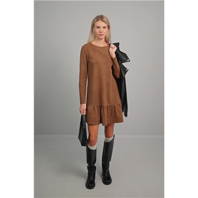 Женское платье трапеция из футера Happyfox