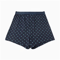 Трусы мужские шорты, цвет лисы/тёмно-синий, р-р 48 (M)