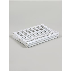 Подставка для цветов Greengo, 3 полки, 50×25×46 см, напольная, бамбук, белая