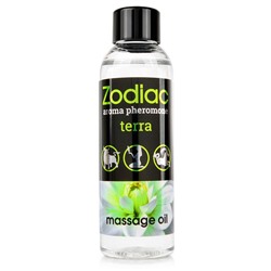 Массажное масло с феромонами ZODIAC Terra - 75 мл.