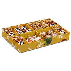 Набор новогодних украшений "Новогоднее чудо" (3см.* 24шт.)