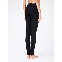 Высокая посадка CONTE CON-96 Моделирующие черные джинсы с высокой посадкой