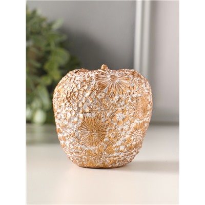 Копилка для денег полистоун «Яблоко», 9.5×8.5 см