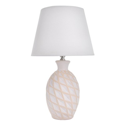 Настольная лампа 16502/1 E14 40 Вт бело-бежевый 22×22×38 см RISALUX