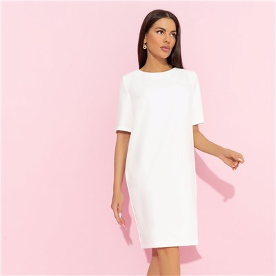 Платье прямого силуэта, Виртуальные будни (white)