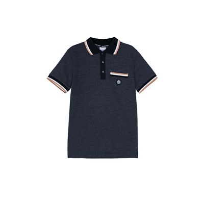 Джемпер трикотажный с воротником поло для мальчиков