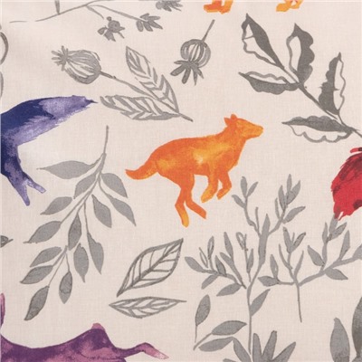 Постельное бельё 1.5-спальное «Этель» Animals, поплин