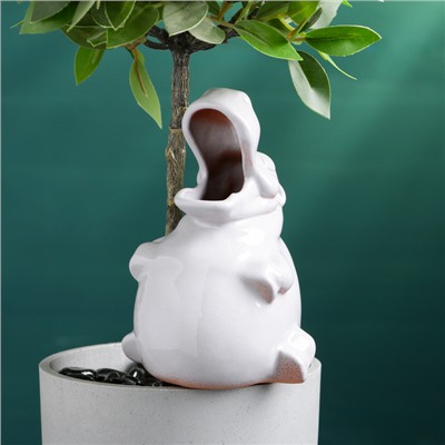 Автополив для комнатных растений «Бегемот», 200 мл, h=14 см, керамика