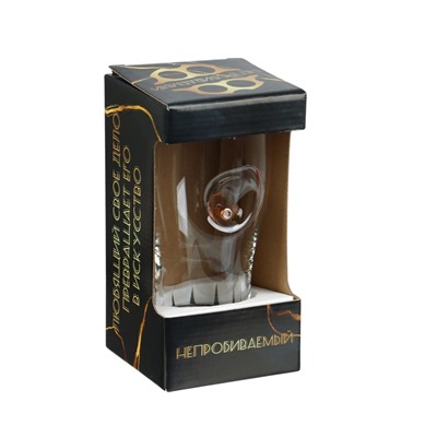 Бокал для пива с пулей «Непробиваемый», 500 мл